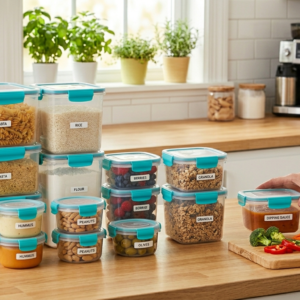 Plastic Storage Containers Set